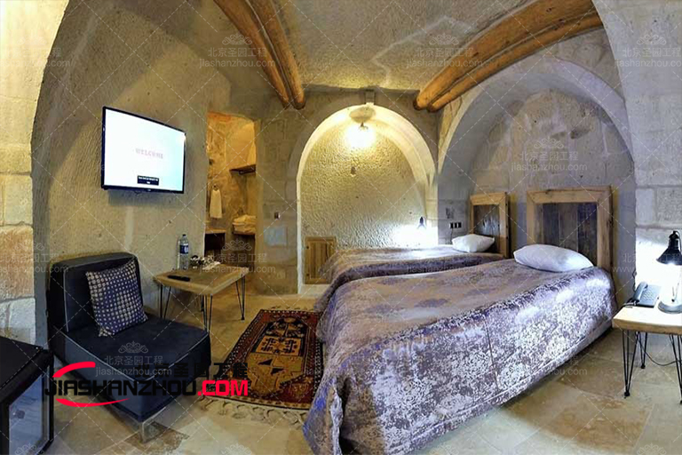 “feng水”人工洞穴民宿臥室設計(下)