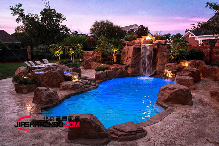 洛陽王城公園美塑石假山景觀欣賞