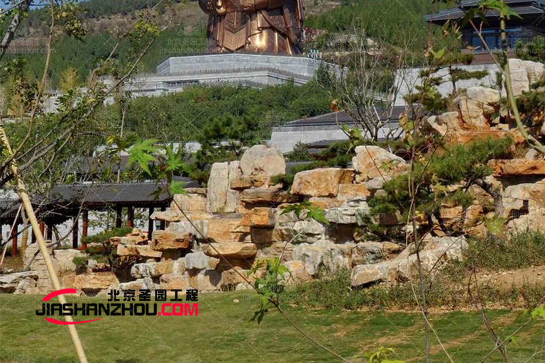 山東尼山勝境園林水泥塑石假山景觀是令人驚嘆的焦點(diǎn)
