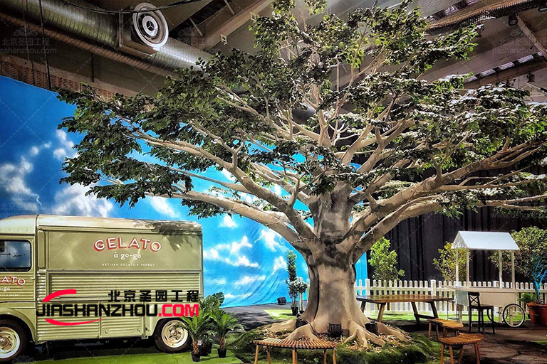 上海海灣國家森林公園室內外仿真樹裝飾