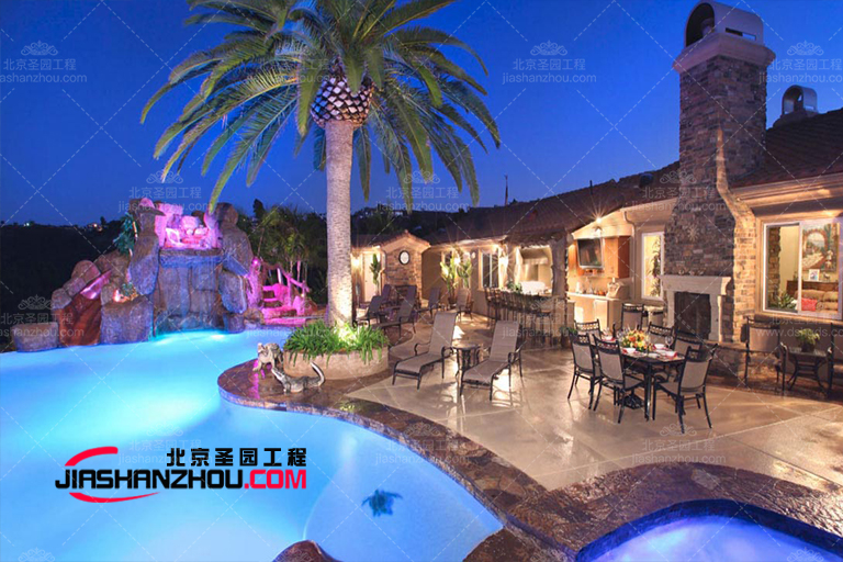 淮安市金地如意里小區現代GRC塑石假山工場