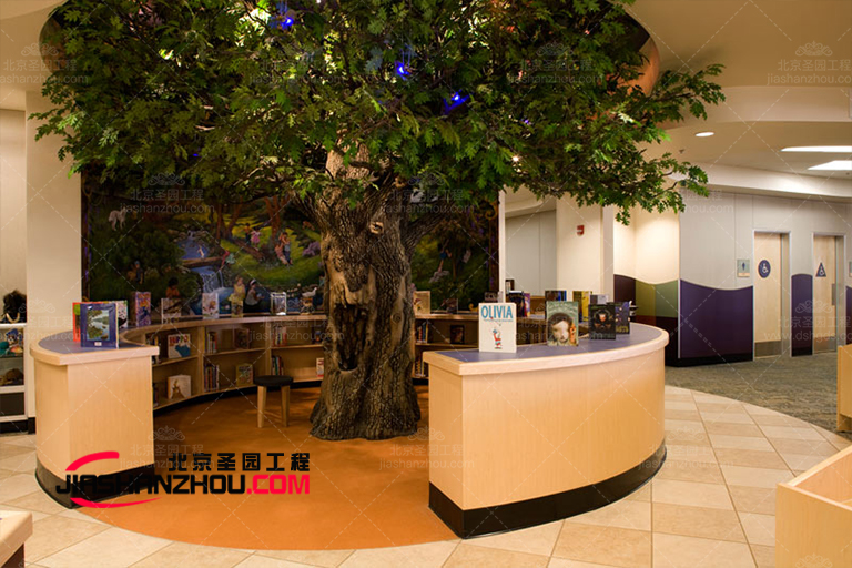 滁州某別墅室內(nèi)外仿真樹效果圖定稿