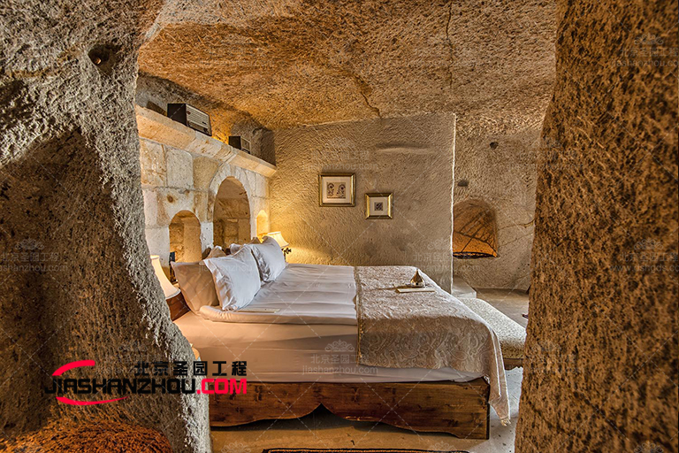 關(guān)于仿真山洞別墅臥室休息區(qū)的設(shè)計(jì)想法