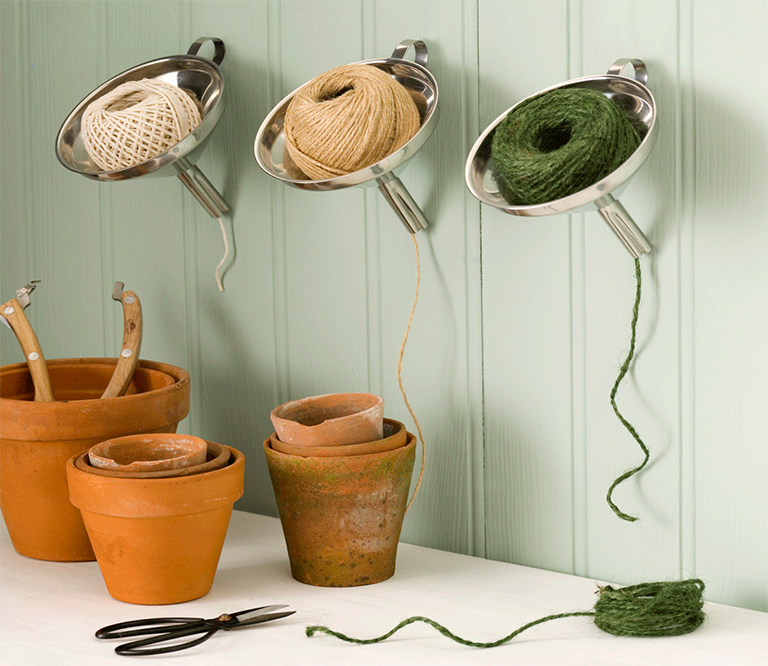 園藝工具存儲創(chuàng)意來組織植物花園的棚屋等戶外空間（下）