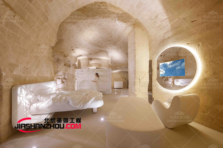 別墅洞穴豪宅室內外空間的布局是心規劃的