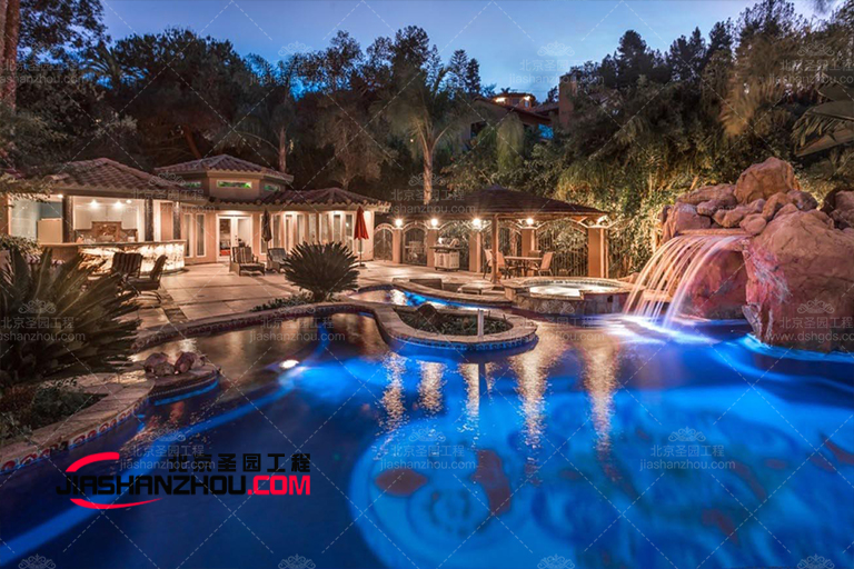 歡迎來到北京廠家的現代塑石假山水池景觀設計畫廊