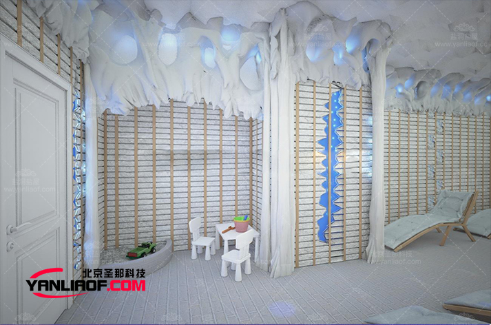 北京廠家提供各種f 格的豪華洞穴主題汗蒸鹽療房制作創意和靈感