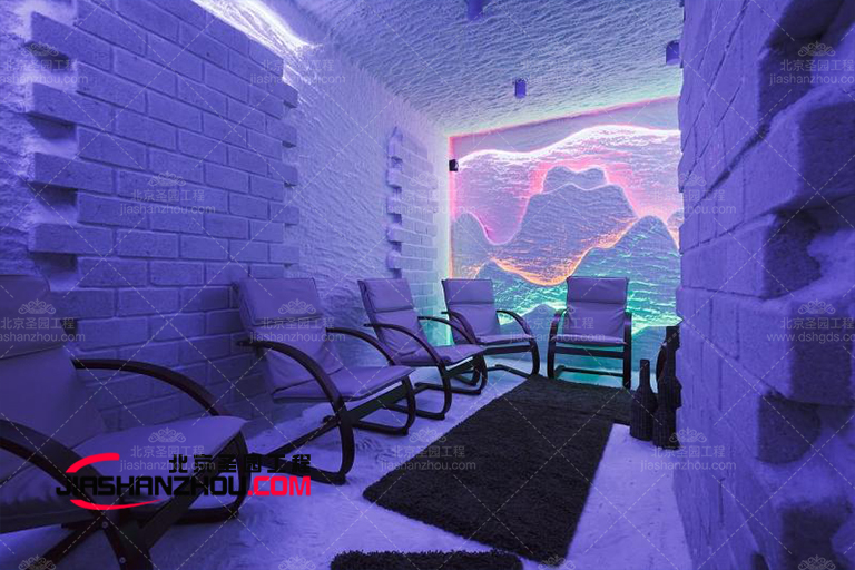 北京廠家之中的人工喜馬拉雅鹽療房有著有趣特別的“質(zhì)感”