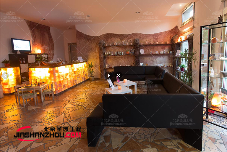 自然洞穴式主題鹽療房安裝 鹽療養生走進千家萬戶