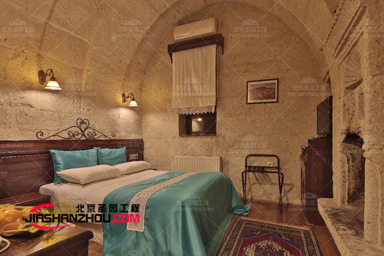 陜北富豪家的仿真巖洞別墅客棧設計 不愧是土豪選擇的