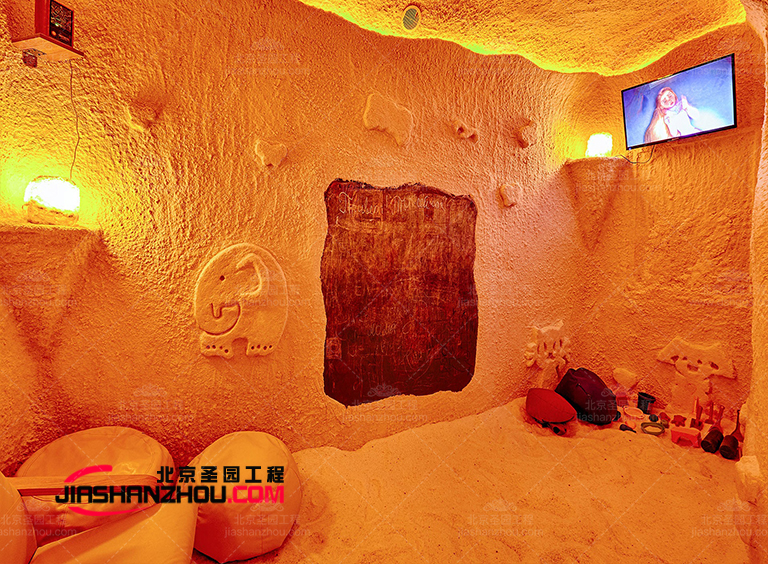 人工仿天然鹽洞酒店設計具有強烈而優雅的外觀