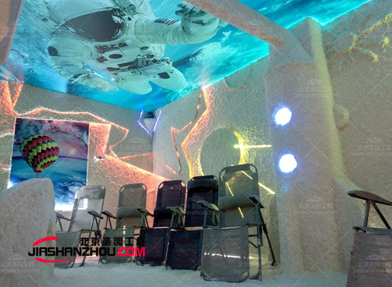 一種具有美榮寶健作用的仿真鹽洞制作方法