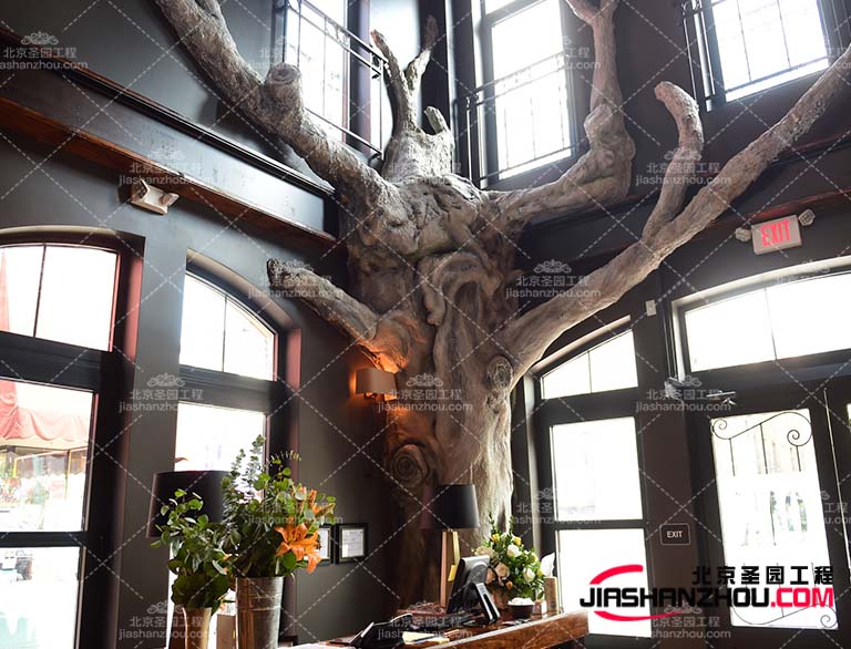 仿真樹造景帶動了整個園林景觀的f 景發展