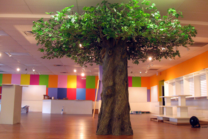 仿真樹景觀文化和審美中占有非常重要的地位