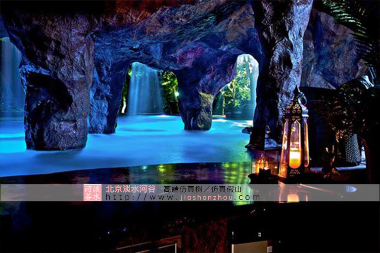 水泥假山景觀造景用什么顏料上色好？水泥假山優勢是什么？