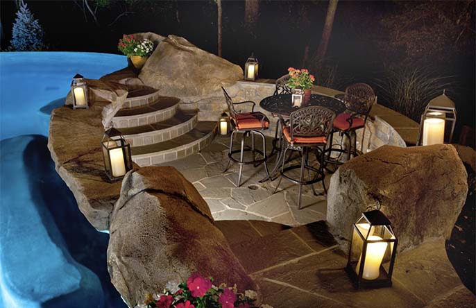 塑石假山牢固嗎？塑石假山里面的鋼筋會生銹嗎？