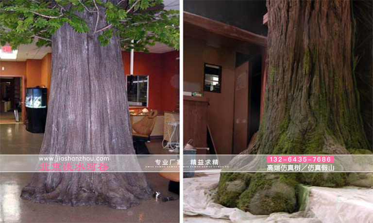 仿真樹使用的材料簡易、造價低廉