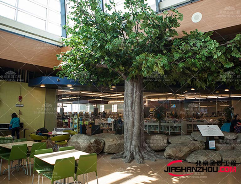 仿真樹模擬植物大大提升了城市的品位和景觀主題的文化理念