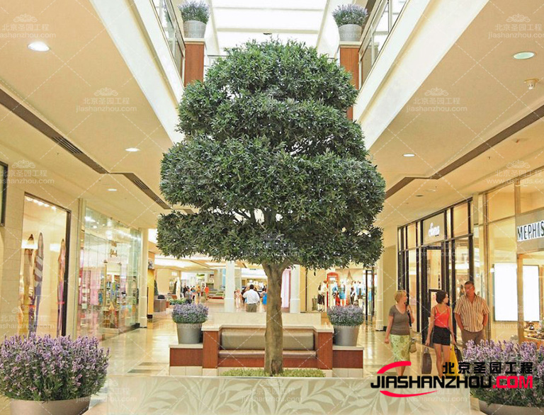 仿真樹逼真度高，外形美觀，且使用壽命長不受限制