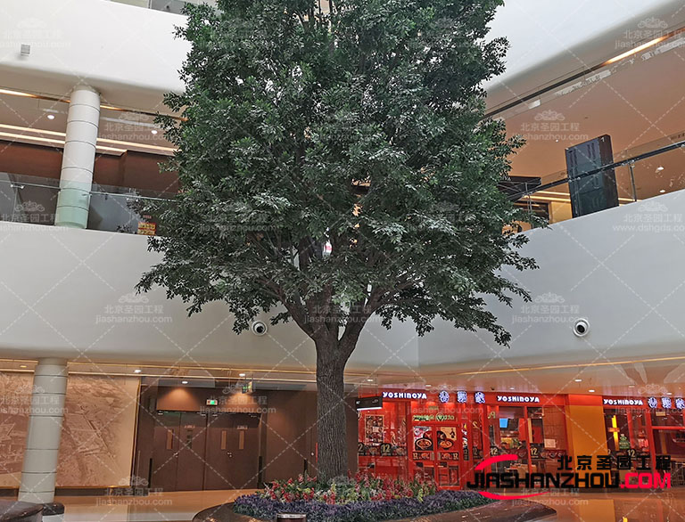 仿真樹設計還可以表現出生態環保的理念可以用作墻壁的裝飾