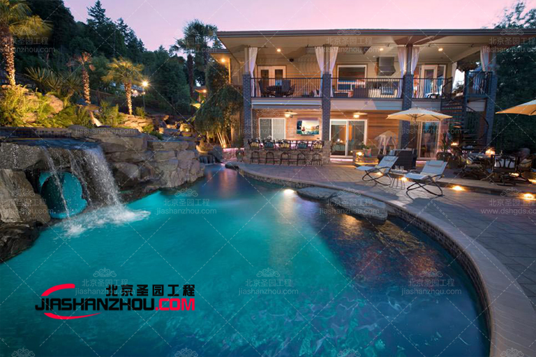 TCP塑石假山水池造景有多的案例為您提供多的參考