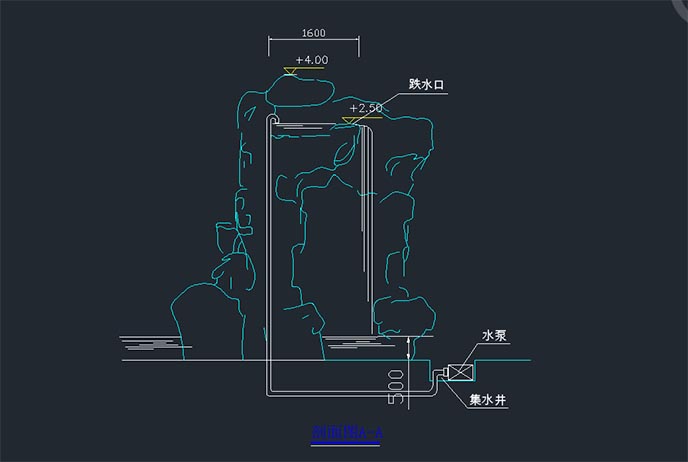 塑石假山施工圖.jpg 塑石假山施工圖