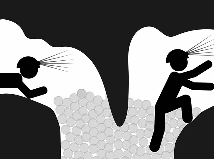 兒童樂園仿真山洞探險