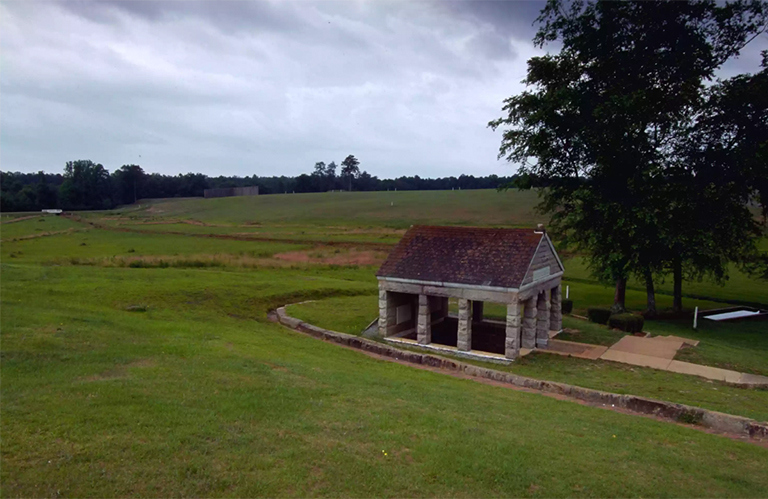 安德森維爾國(guó)家歷史遺址的視圖