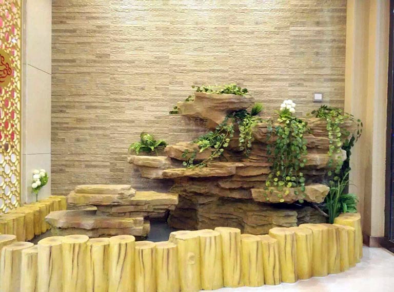 室內假山景觀圖片大全