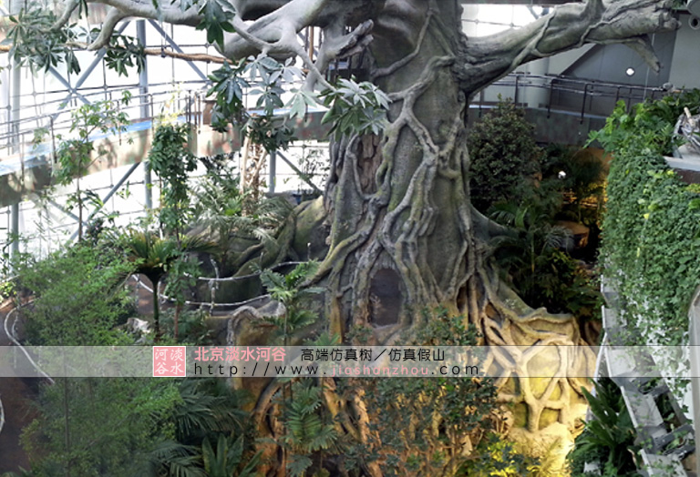 室內假樹造型裝飾