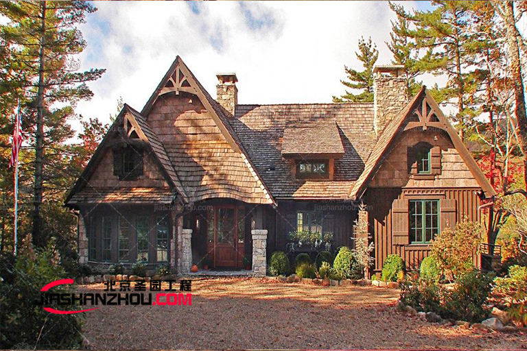 仿真樹(shù)皮屋