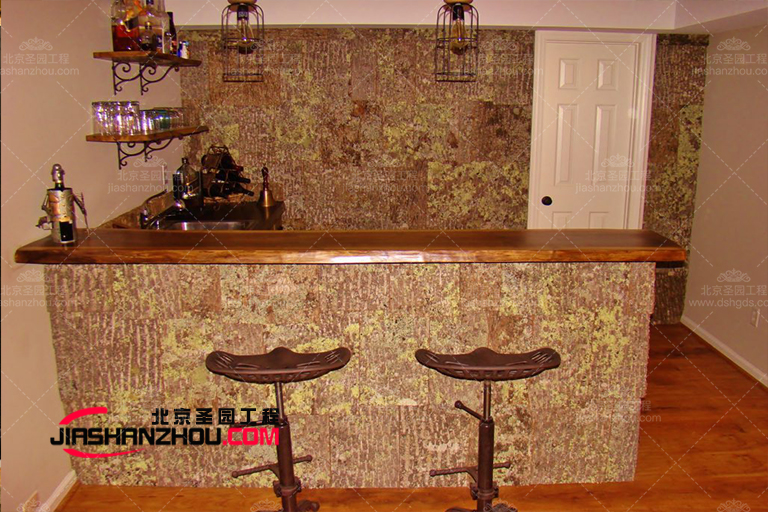 仿真樹(shù)皮屋