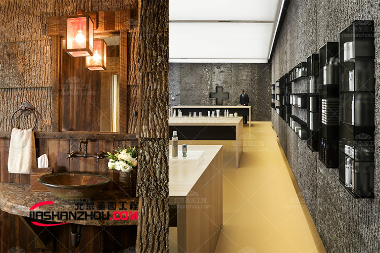 仿真樹(shù)皮屋