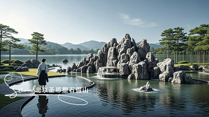 塑石假山施工.jpeg 塑石假山施工