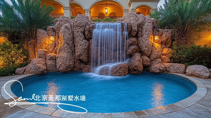 別墅水墻