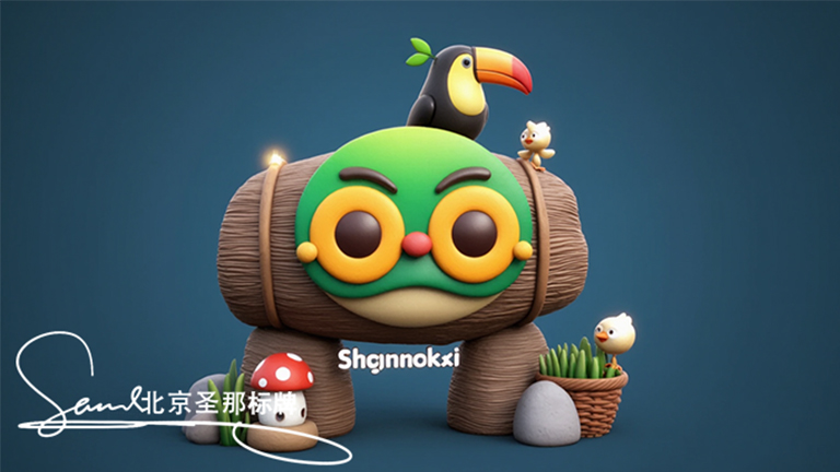 水泥仿木標識牌