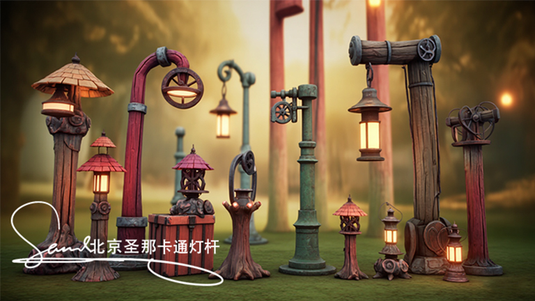 卡通燈桿.jpg 卡通燈桿