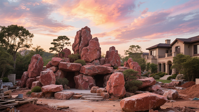 黃石假山.jpg 黃石假山