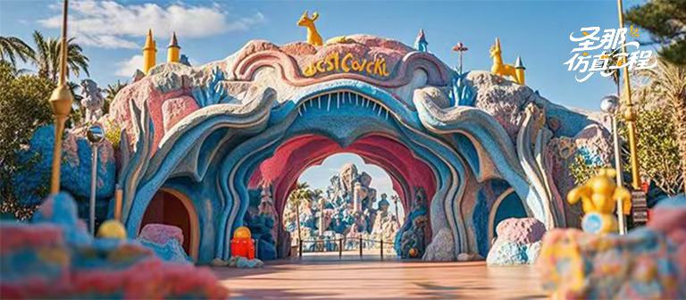 仿真假山大門.jpg 仿真假山大門