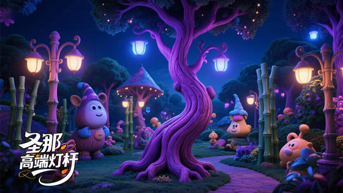 卡通燈桿