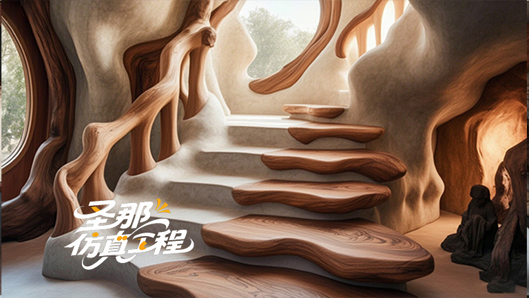 水泥仿木樓梯.jpg 水泥仿木樓梯